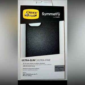 OtterBox Symmetry Case For iPhone 14 Plus/15 Plus 6.7” w MagSafe - Black